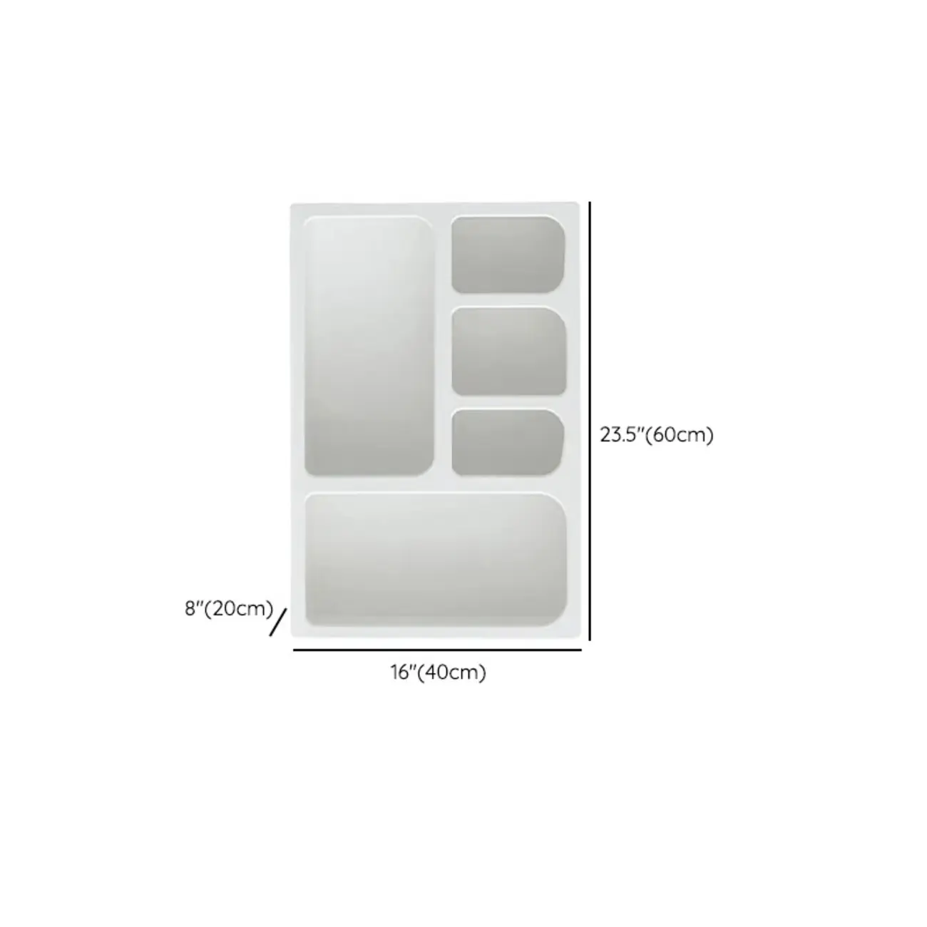 White Wooden Dining Hutch Display Cabinet with Shelves #size | homeyfad