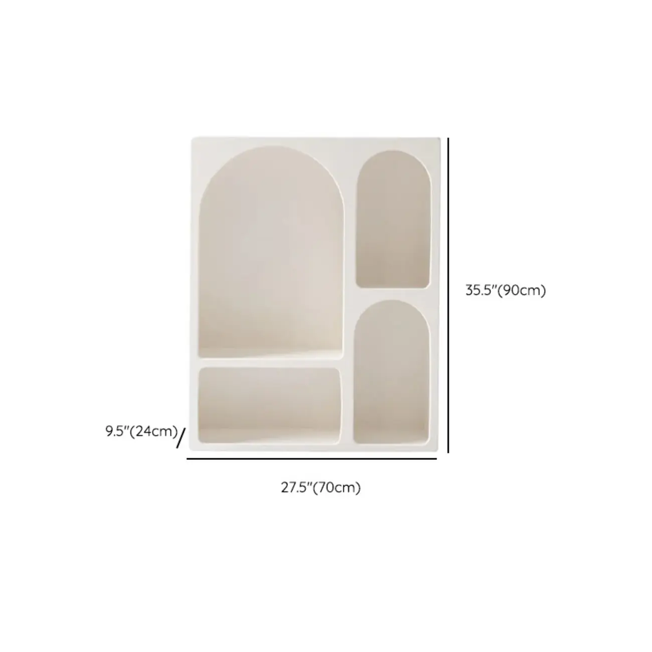 White Wooden Dining Hutch Display Cabinet with Shelves Image - 13 | homeyfad