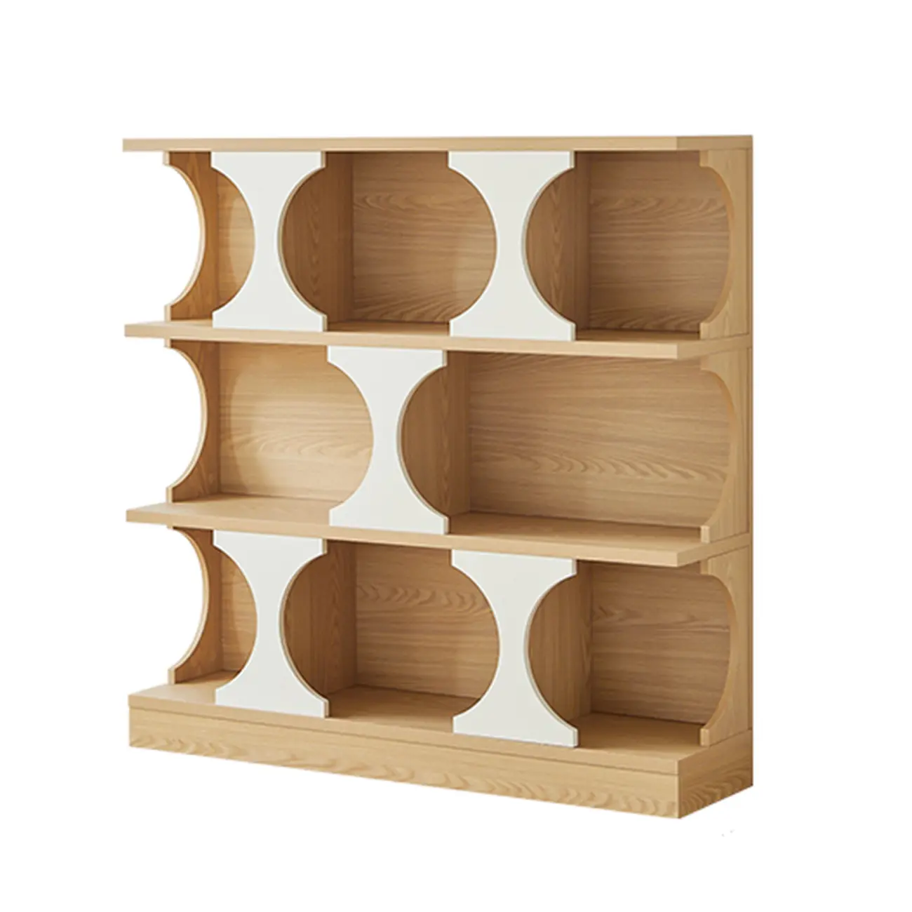 Wooden Cubitac Modern Display Cabinet with Shelves Image - 5 | homeyfad