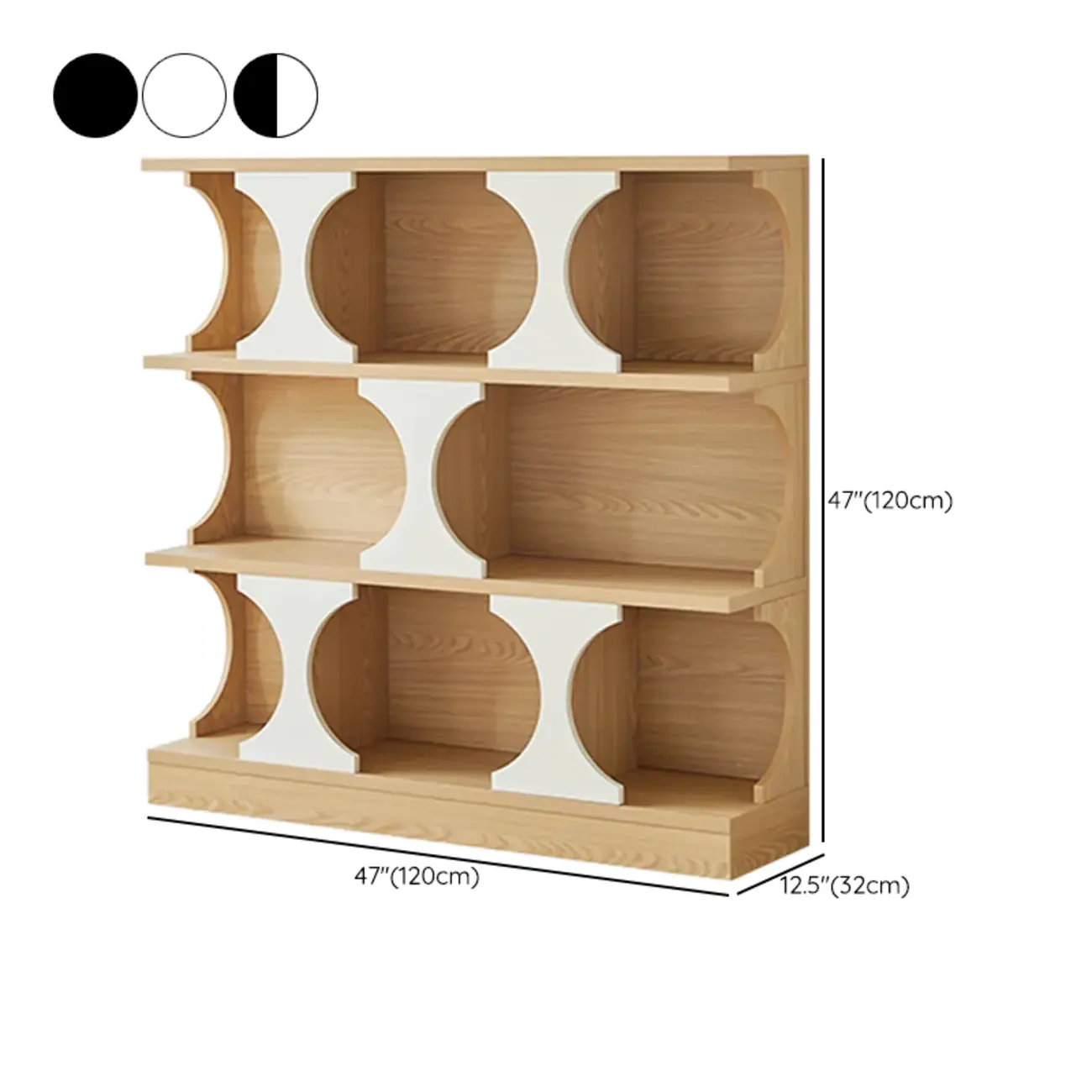 Wooden Cubitac Modern Display Cabinet with Shelves #size | homeyfad