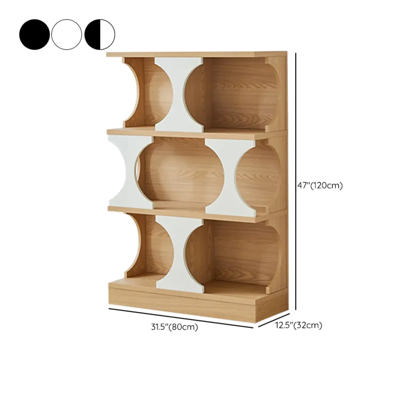 Wooden Cubitac Modern Display Cabinet with Shelves Image - 21 | homeyfad