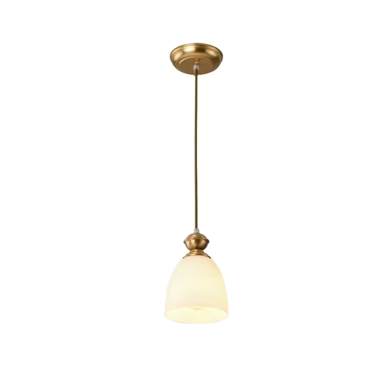 Indoor Clear Glass Pendant Lights Fixture with Adjustable Height Image - 6