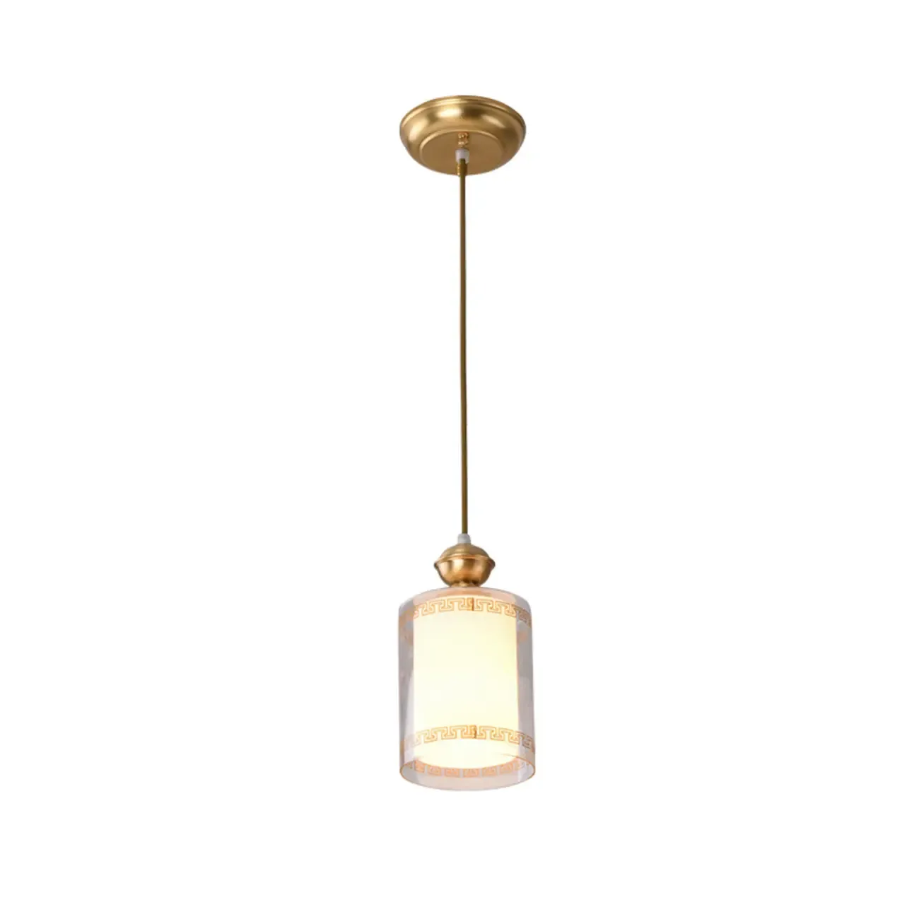 Indoor Clear Glass Pendant Lights Fixture with Adjustable Height Image - 10