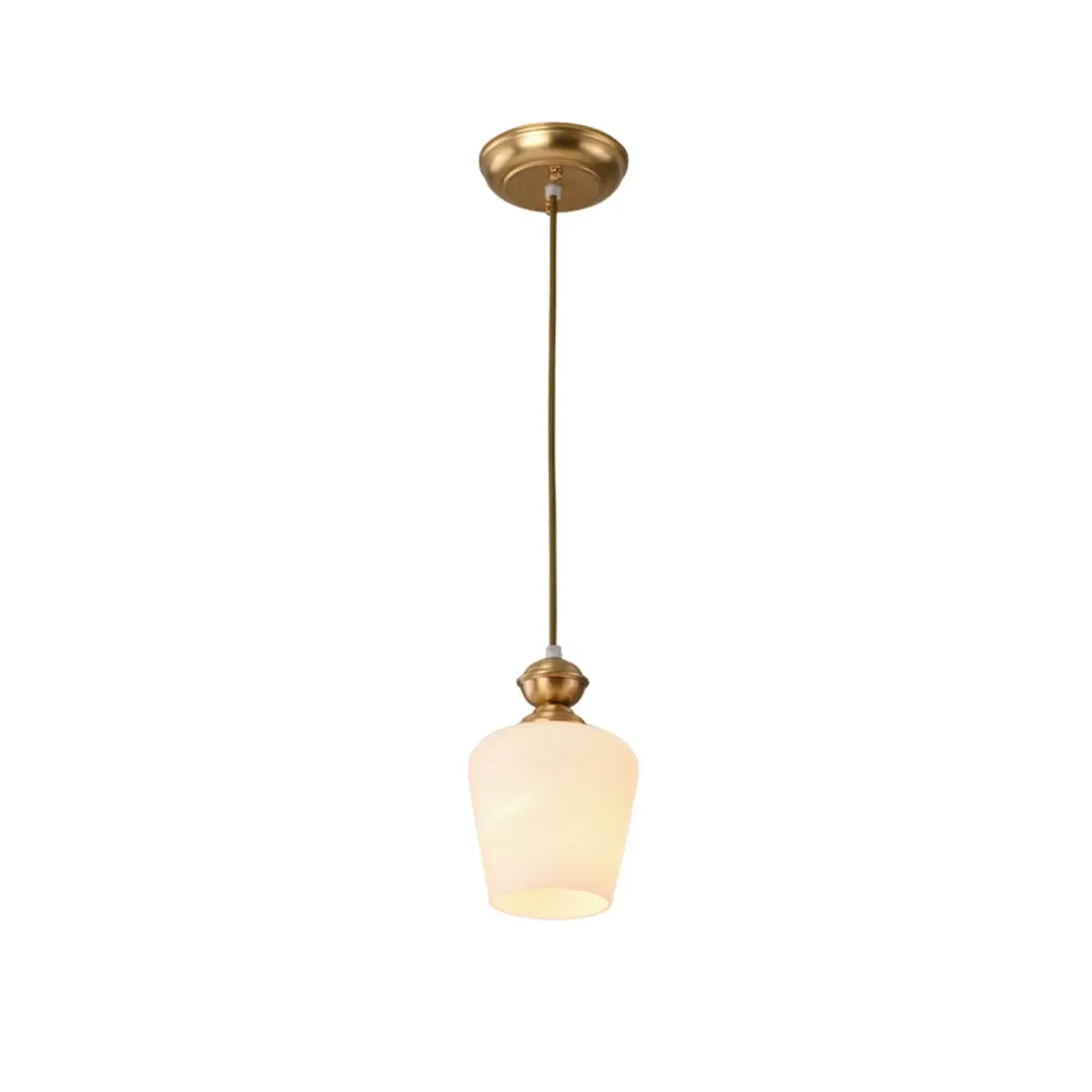 Indoor Clear Glass Pendant Lights Fixture with Adjustable Height Image - 11