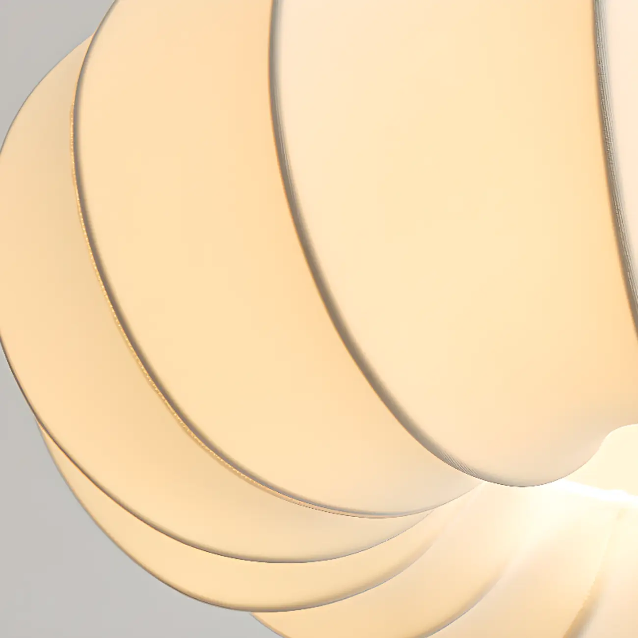 Modern Geometric Fabric Pendant Light with AdjustIve Height Image - 6 | homeyfad