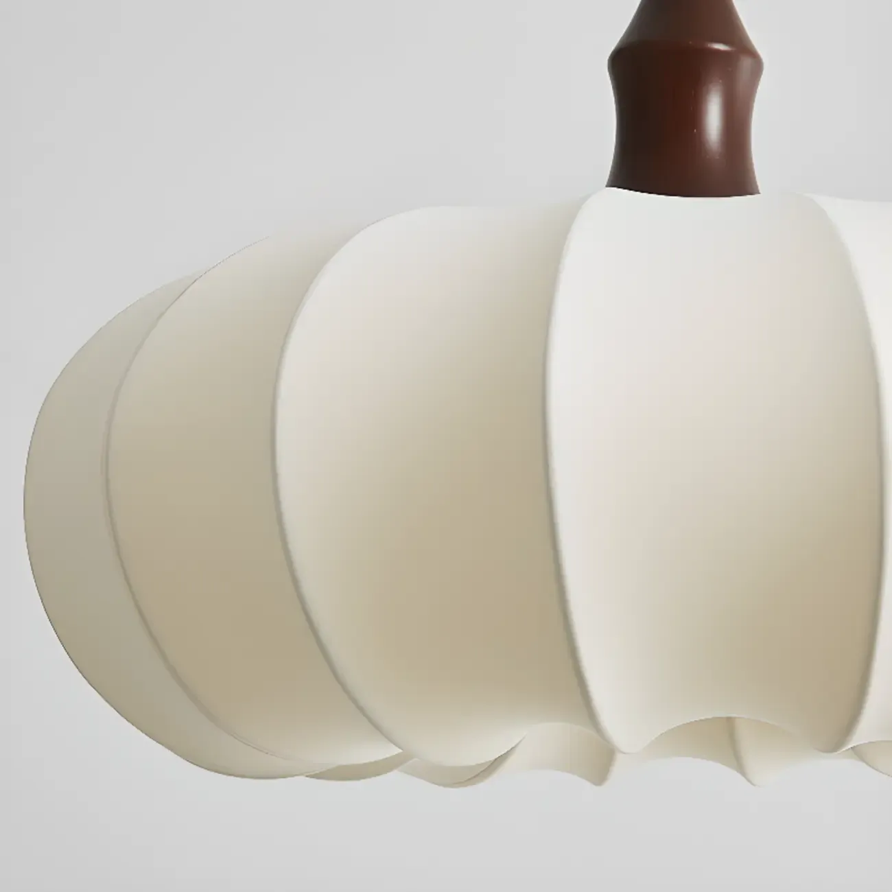 Modern Geometric Fabric Pendant Light with AdjustIve Height Image - 8