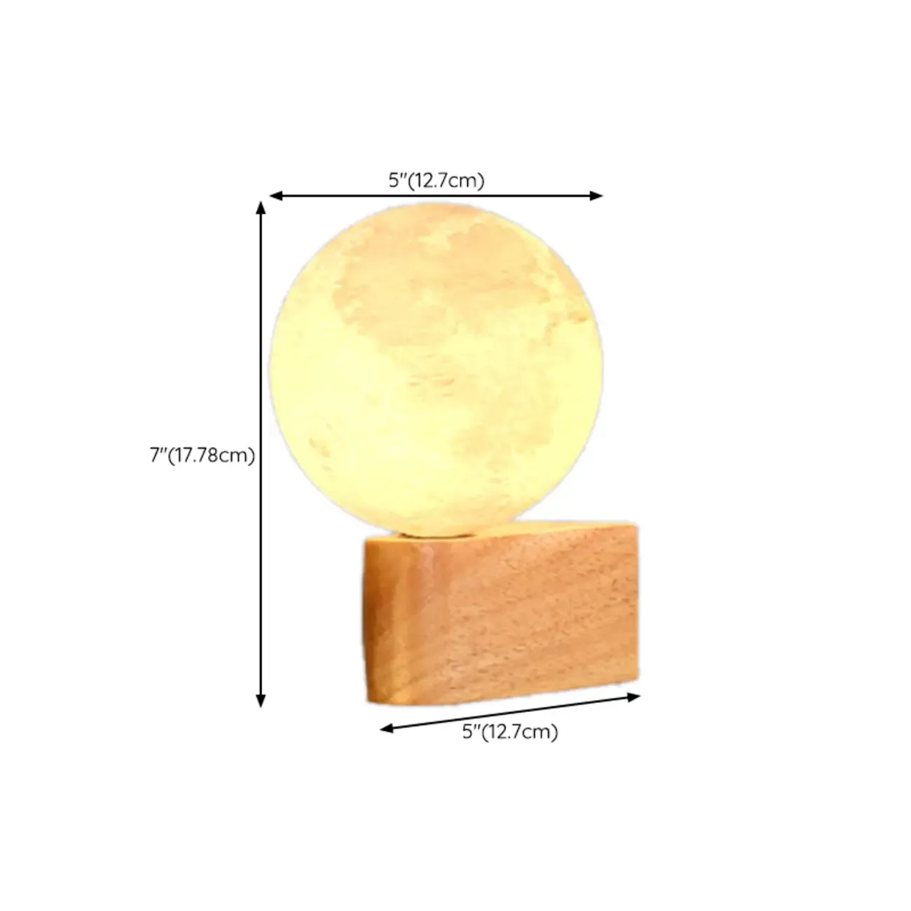 Modern Wood and Acrylic Globe Wall Sconce for Bedroom  Image - 9