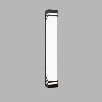 Modern Square 2-Light Remote Outdoor Wall Sconce Dimmable Image - 3