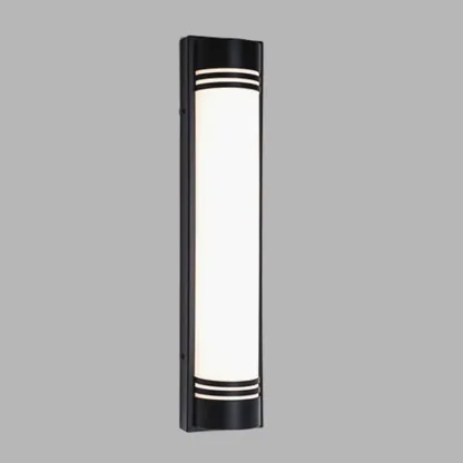 Modern Square 2-Light Remote Outdoor Wall Sconce Dimmable Image - 7