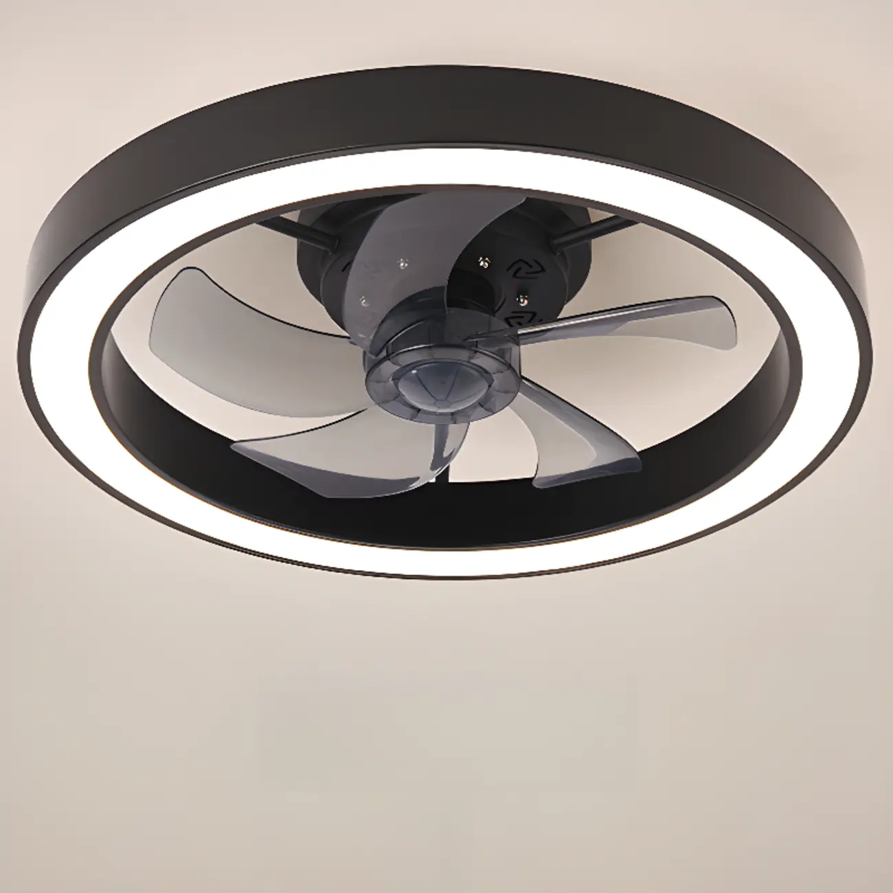 Stylish Dimmable Flush Mount Ceiling Fan Led Light with Remote Image - 1 | homeyfad