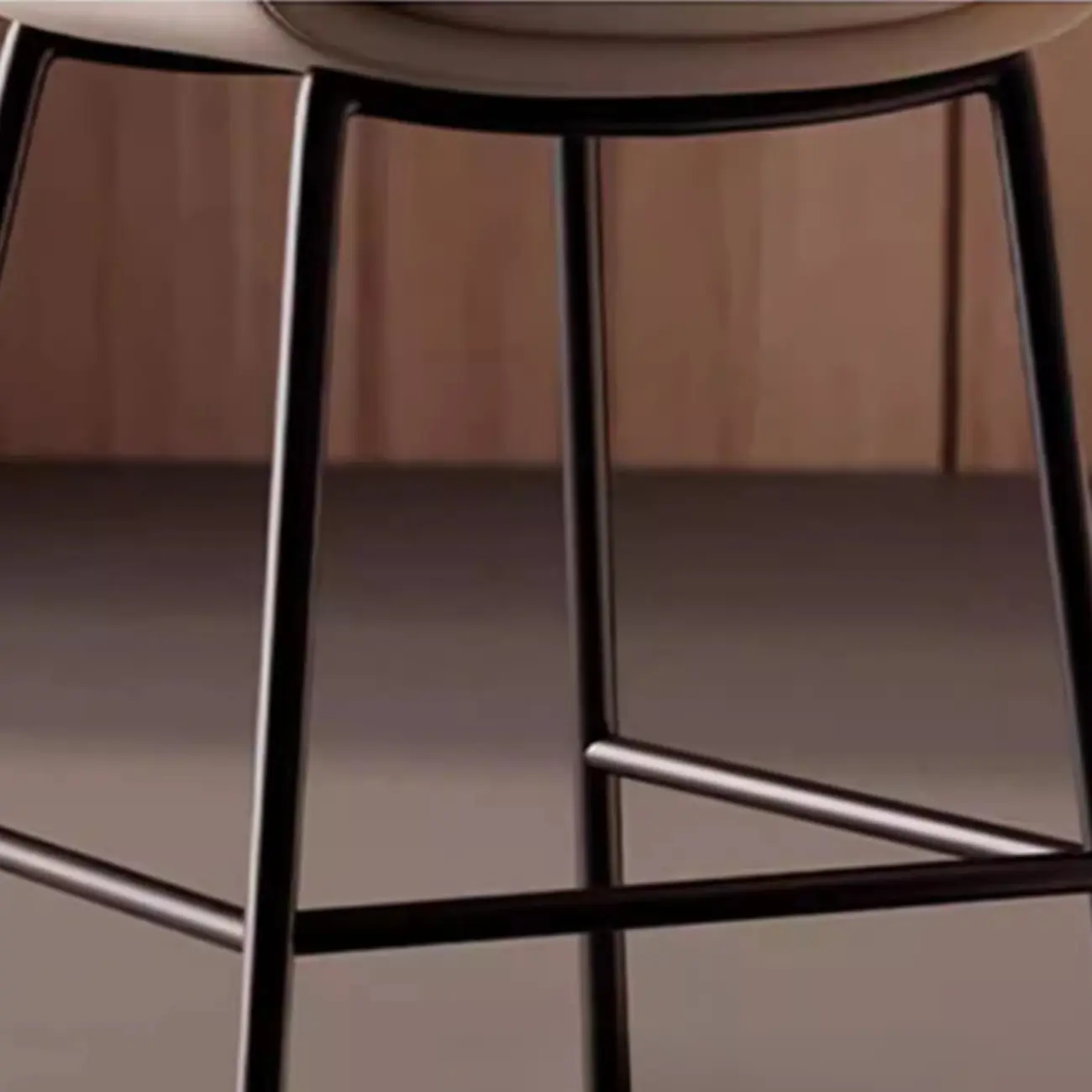 Coffee Bucket Four Legs Leather Counter Bar Stools Image - 9 | homeyfad