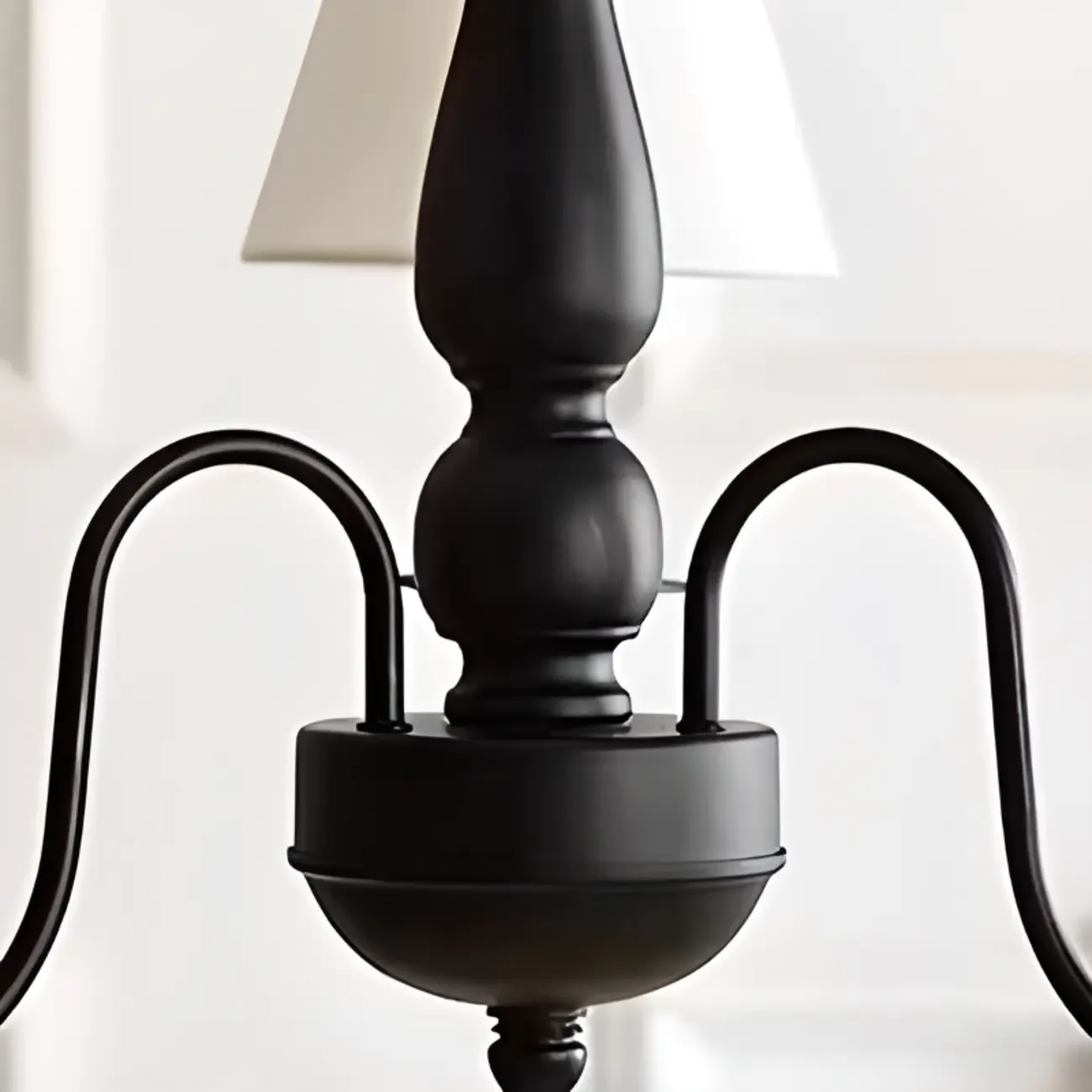 3-8 Lights Modern Classic Metal and Fabric Chandelier Light Image - 8