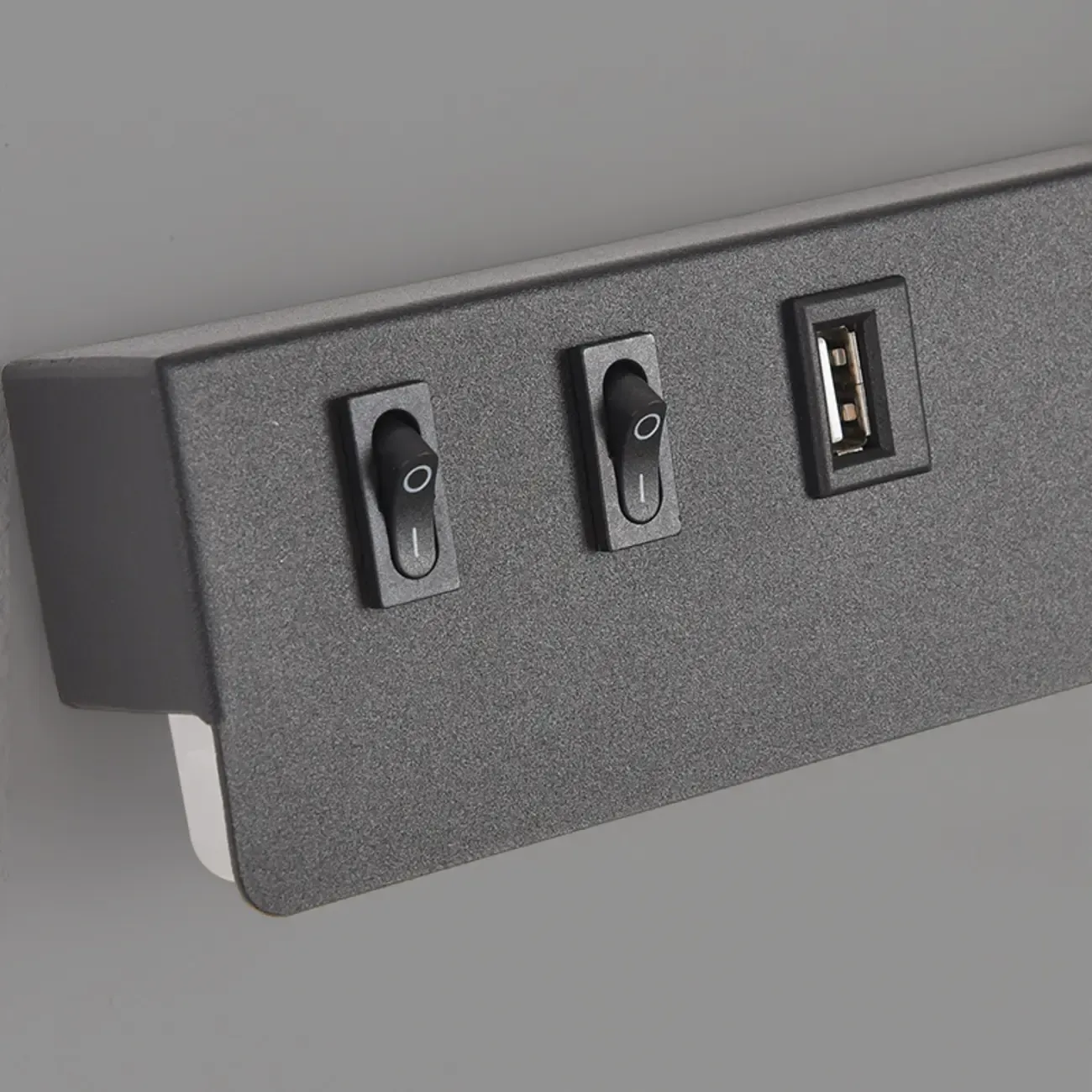 Minimalist Modern Wall Sconce with USB & Rotatable Spotlight  Image - 7