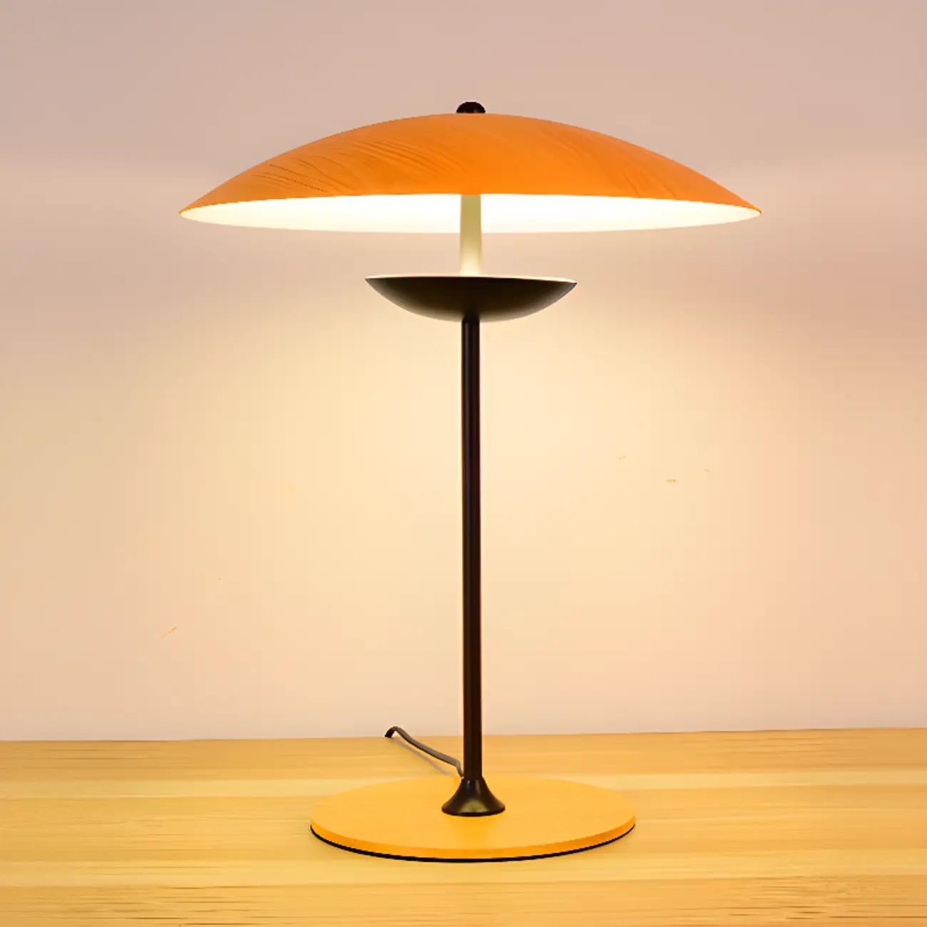 Contemporary Geometric LED Desk Lamp for Bedroom Decor Image - 1 | homeyfad
