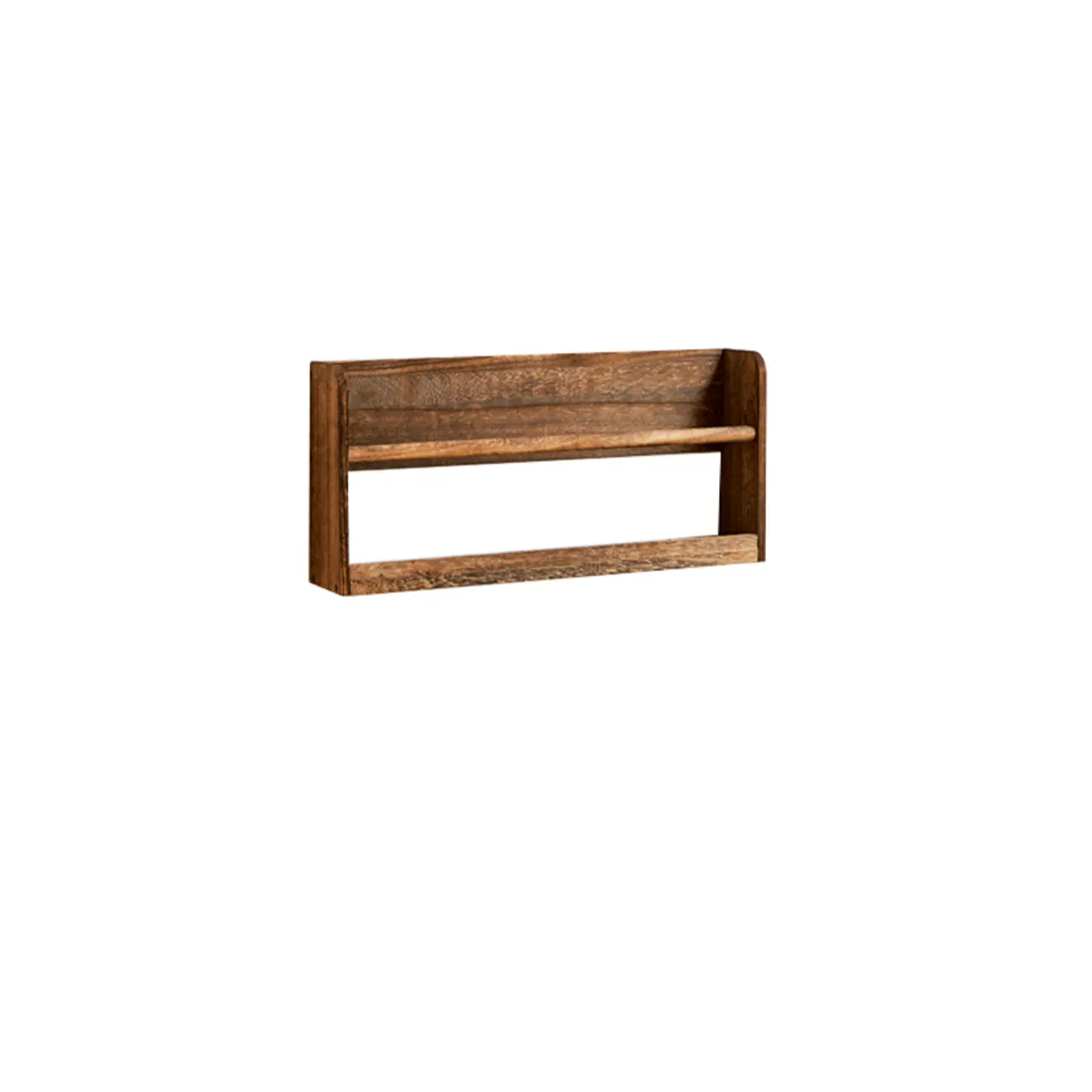 Modern Wooden Wall-Mounted Open Bookcase Small Bookshelf Image - 9 | homeyfad