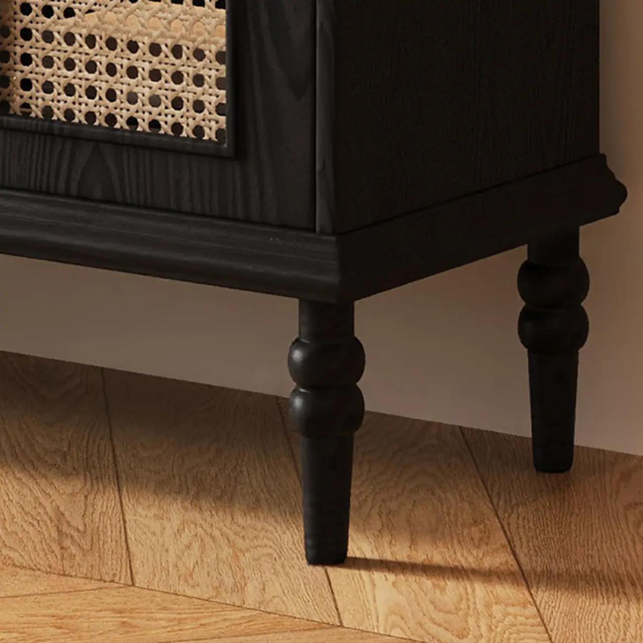 Traditional Wood TV Stand with Storage for Living Room Image - 5 | homeyfad