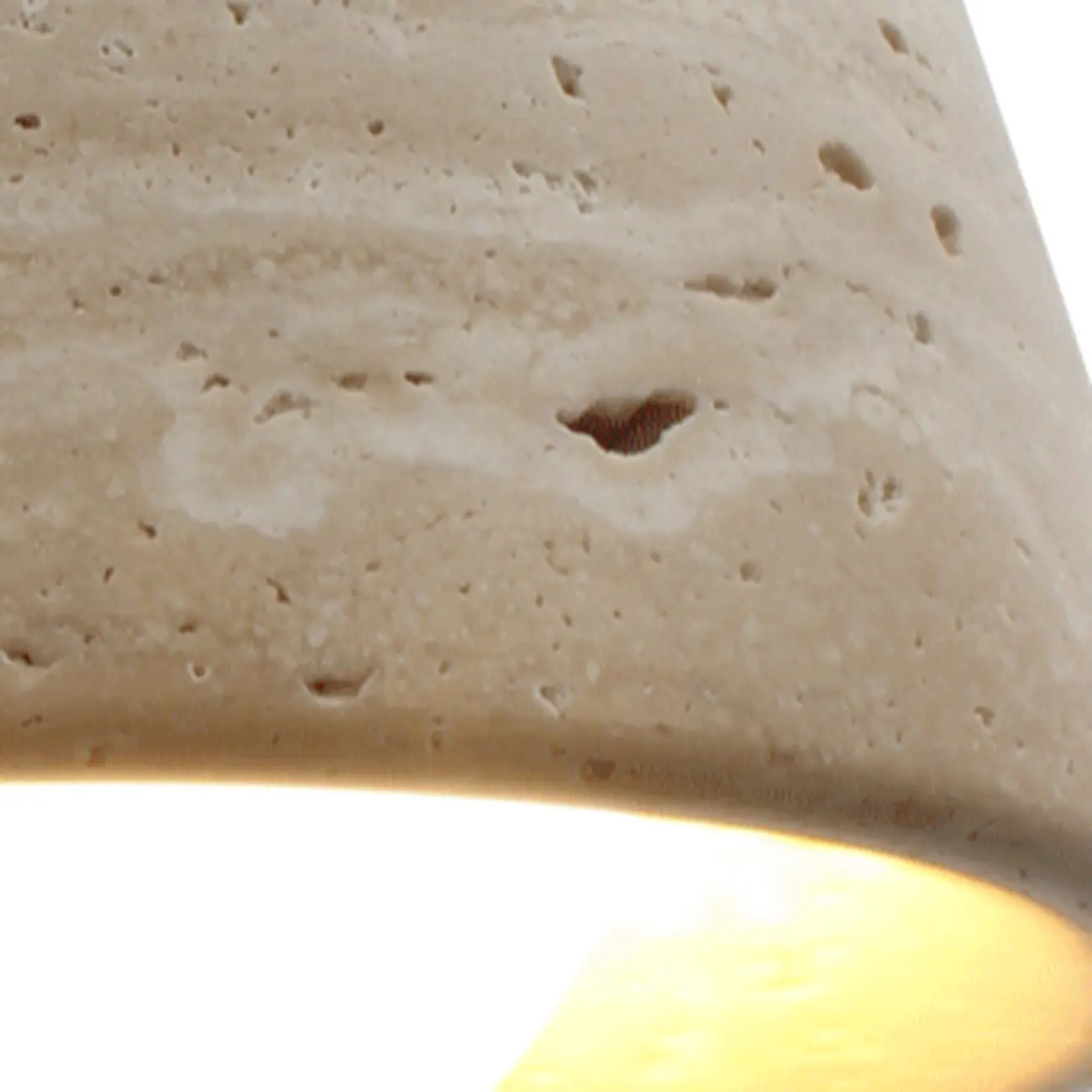 Modern 3-Light Walnut Wood Stone Cylinder Pendant Lamp Image - 9 | homeyfad