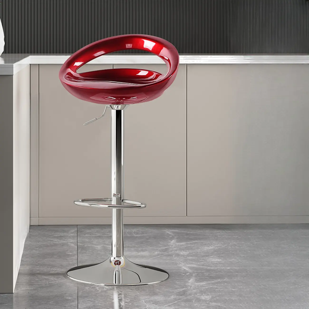 Red Barrel Metal Bar Stool 