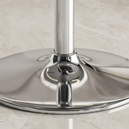 Transparent Acrylic Cushioned Swivel Adjustable Bar Stool Image - 15