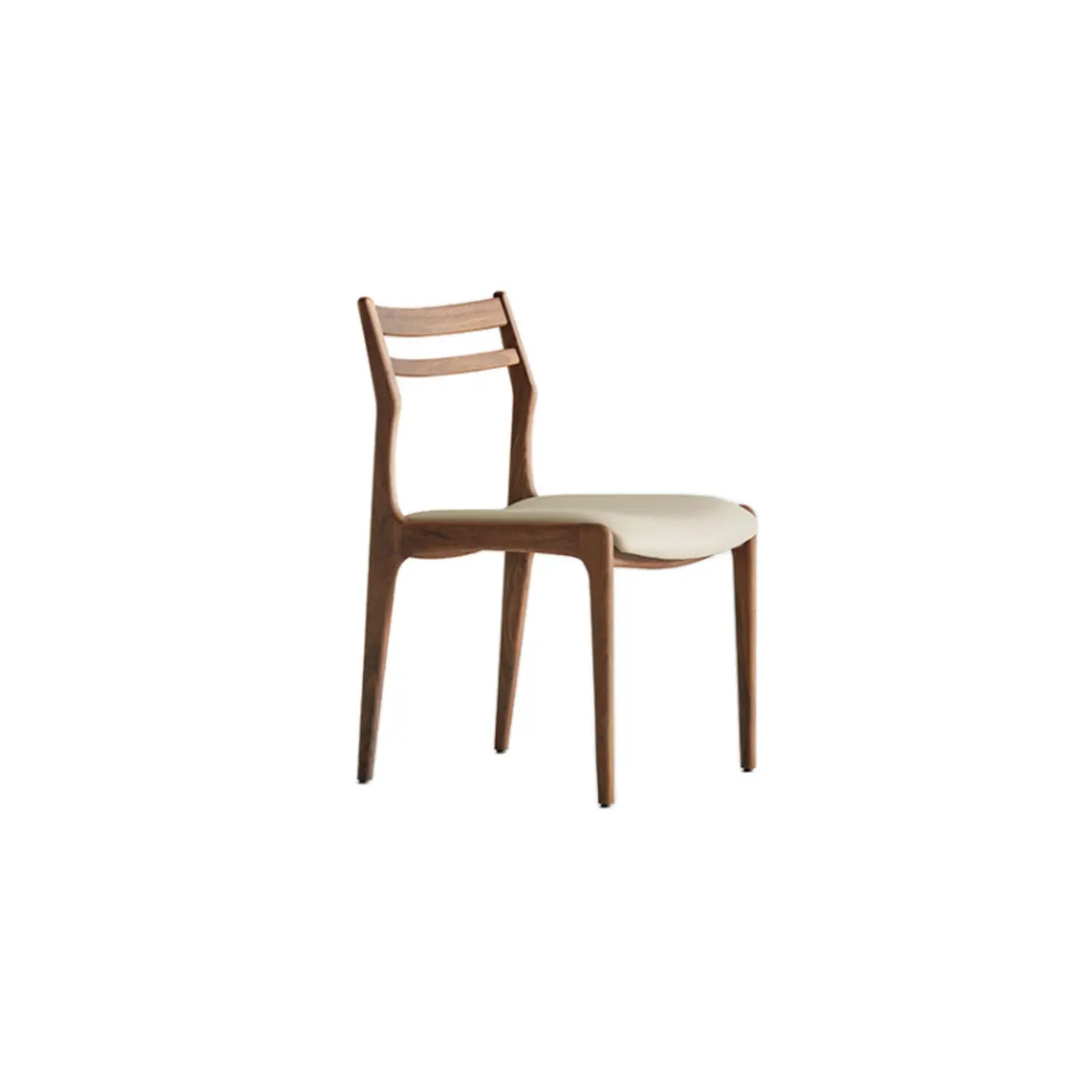 Modern Upholstered Ladder Back Wooden Dining Chair  Image - 12 | homeyfad