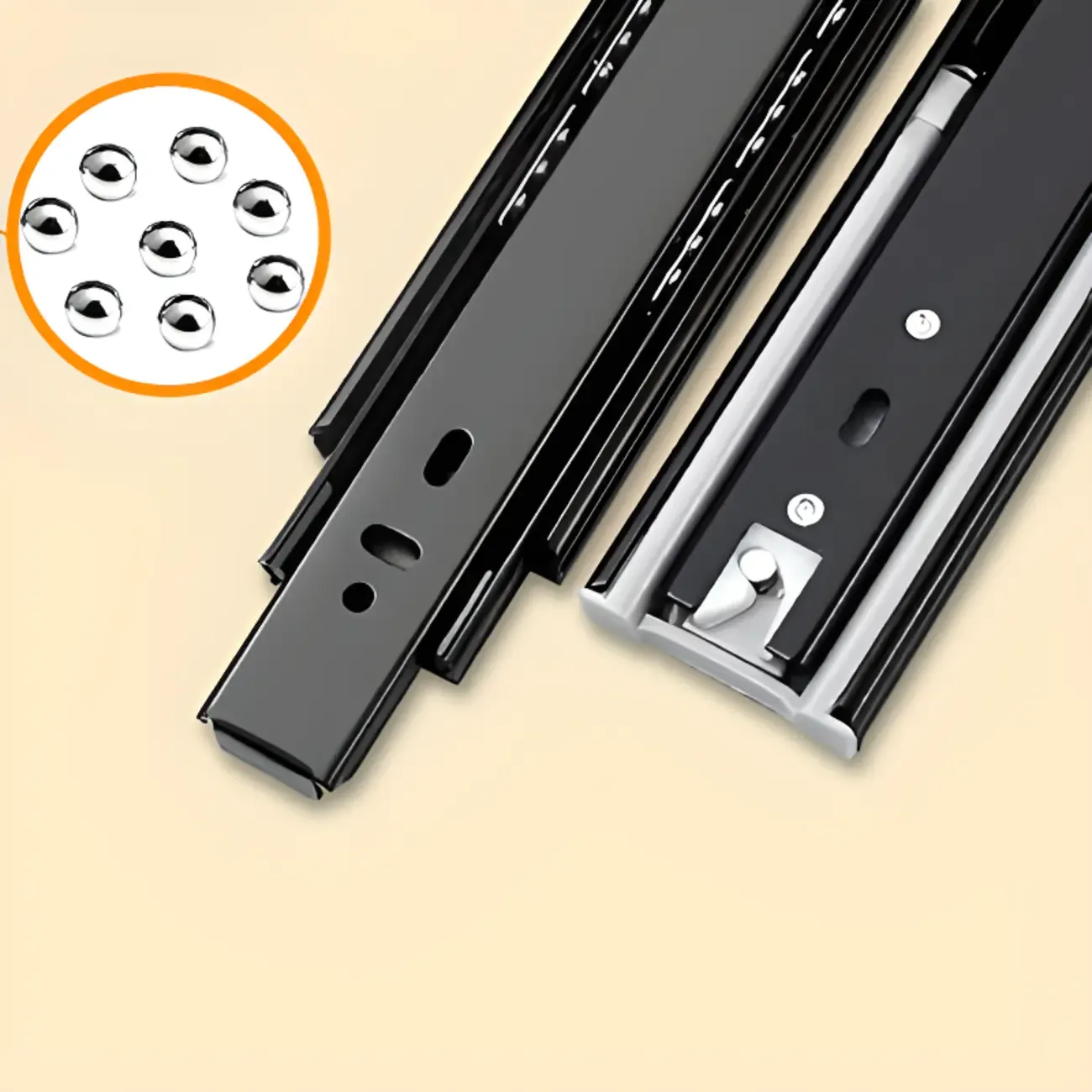 Black Freestanding Wood Wine Cabinet with Glass Doors Image - 14