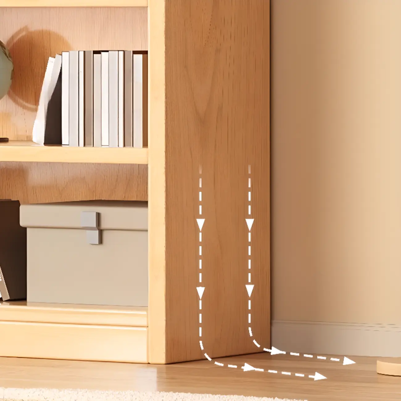 Durable Brown Wooden Vertical Open Storage 5-Shelf Bookcase Image - 16 | homeyfad