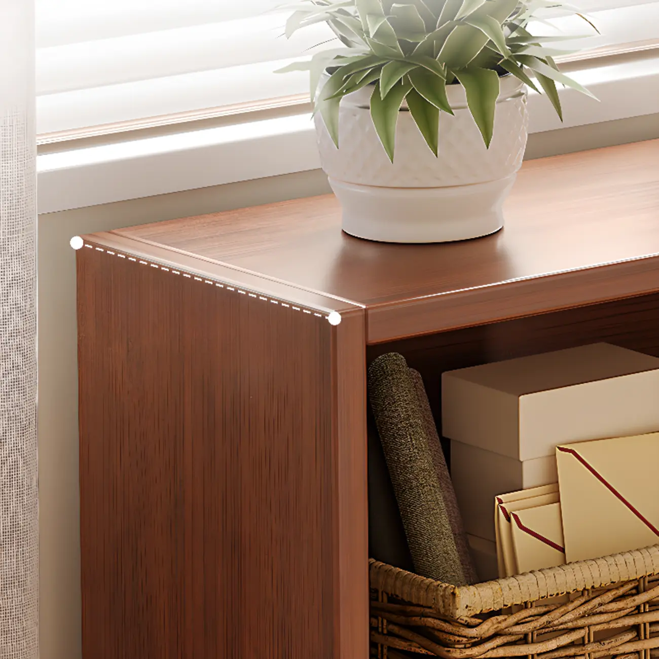 Modern Wooden Compact Bookcase Home Office Shelves Image - 20 | homeyfad