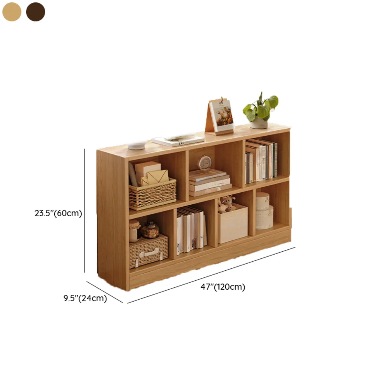 Modern Wooden Compact Bookcase Home Office Shelves Image - 26 | homeyfad