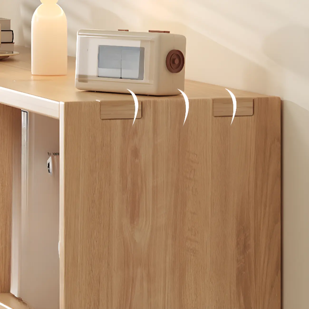 Modern Modular Rectangular Lateral Pine Wood Bookcase Image - 21 | homeyfad