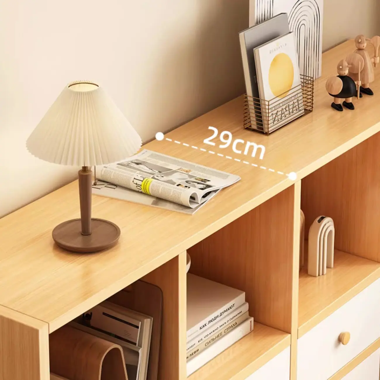 Modern Wooden Compact Office Storage Withe Bookcase Image - 19 | homeyfad
