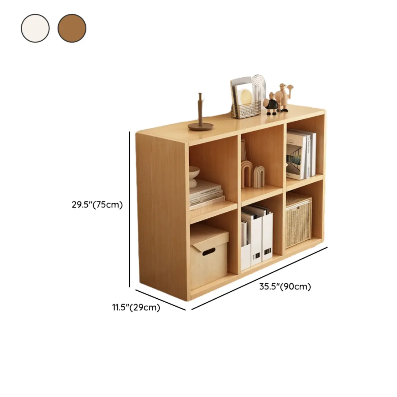 Modern Wooden Compact Office Storage Withe Bookcase Image - 24 | homeyfad