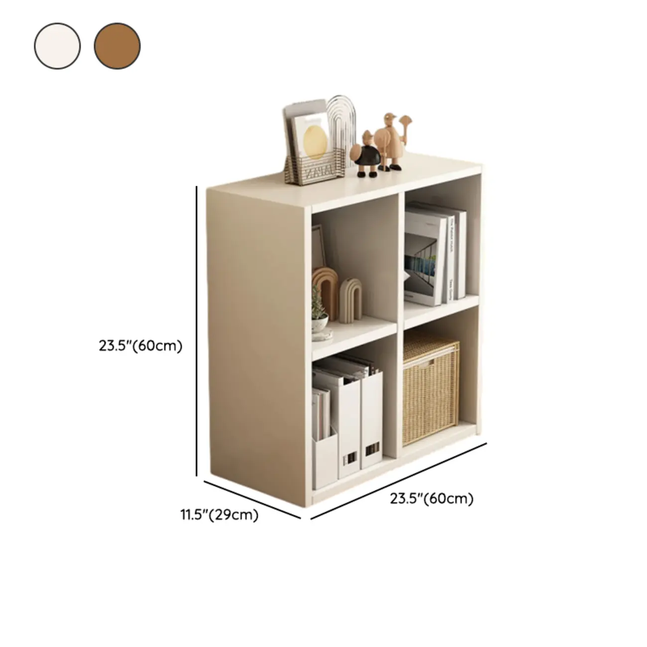 Modern Wooden Compact Office Storage Withe Bookcase Image - 26 | homeyfad