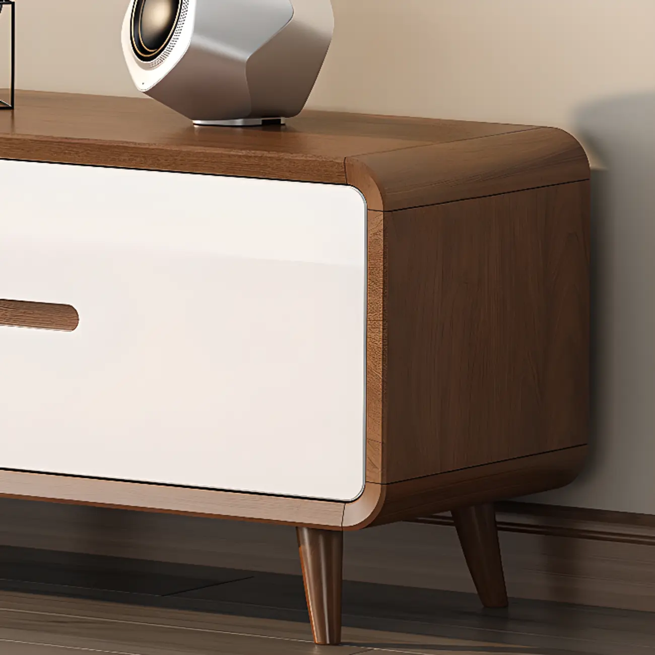 Modern Wooden TV Stand with Storage for Living Room | homeyfad