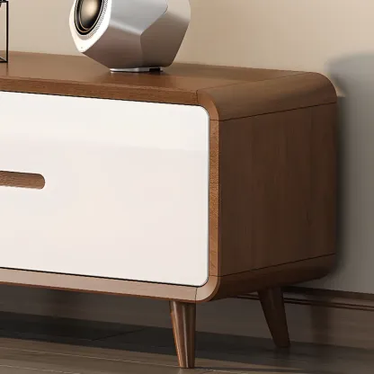 Modern Wooden TV Stand with Storage for Living Room