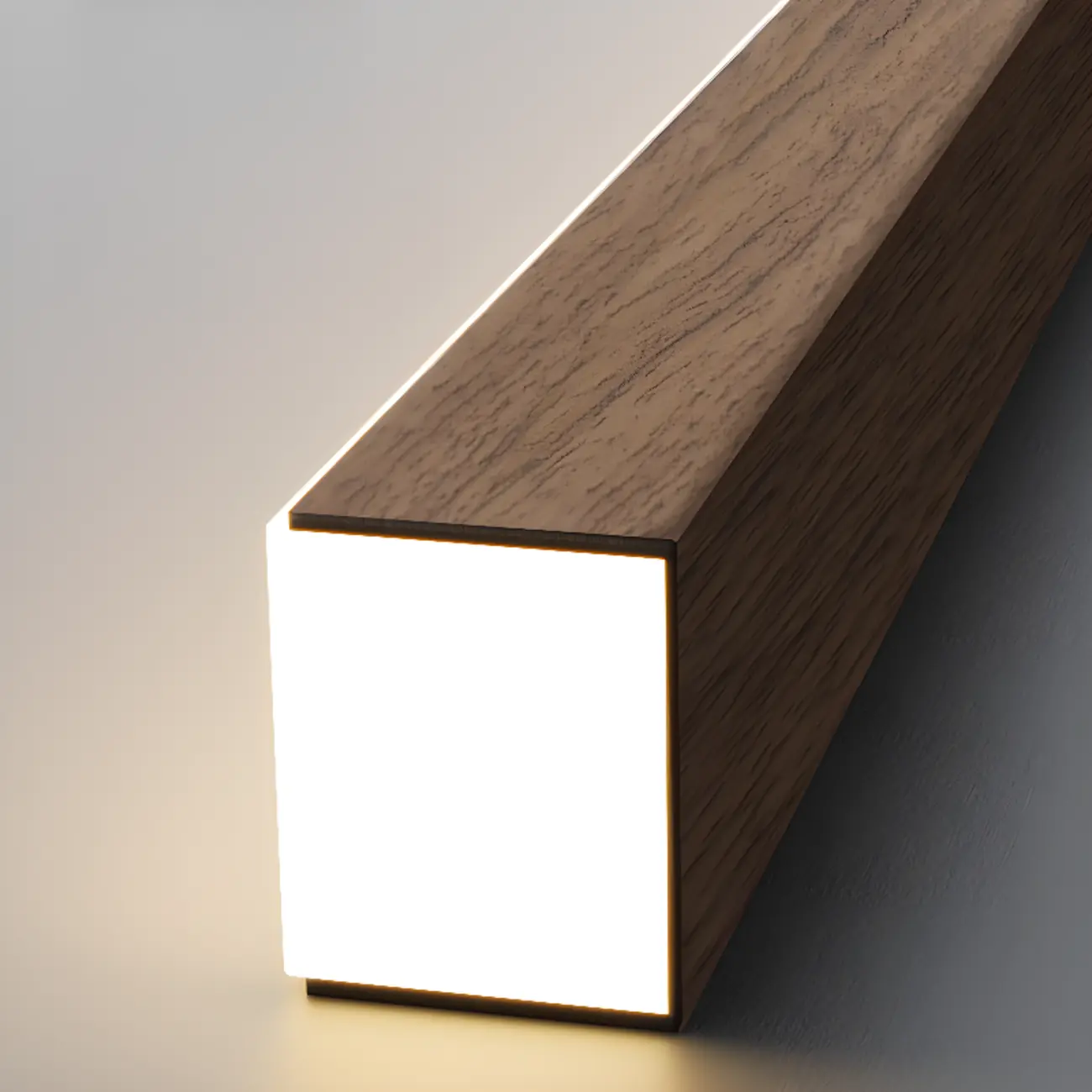 2-Light Rectangle Slim Linear Walnut Island Pendant Lights  Image - 6 | homeyfad