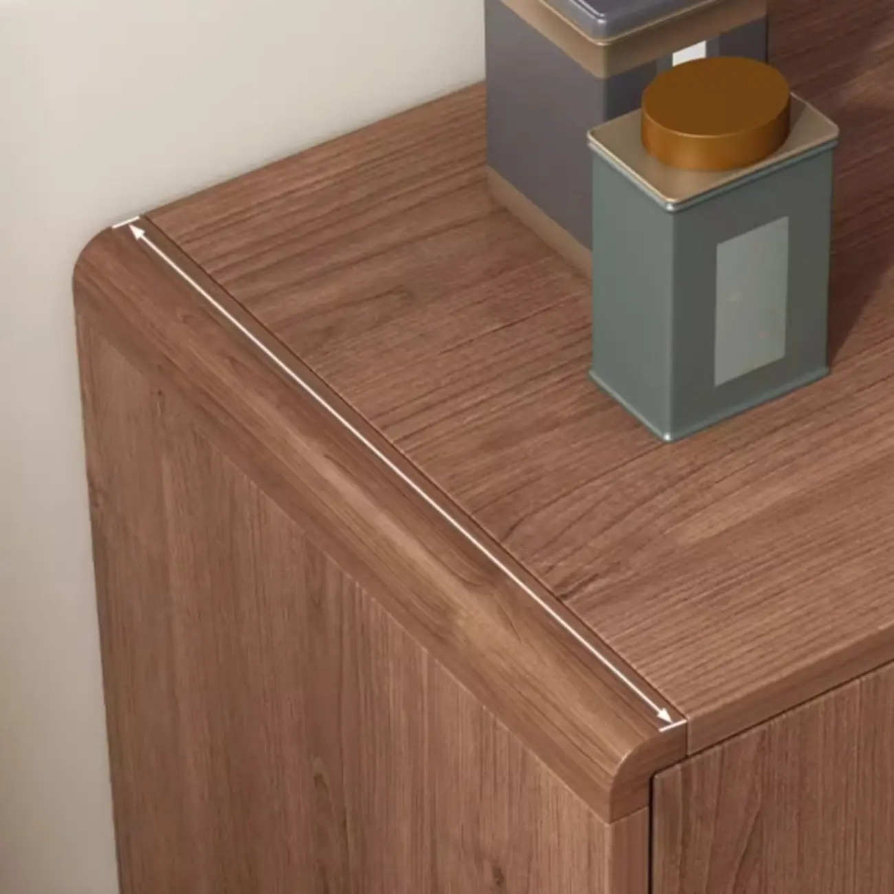 Casual Brown Wood Sideboard with Glass Doors Image - 12 | homeyfad