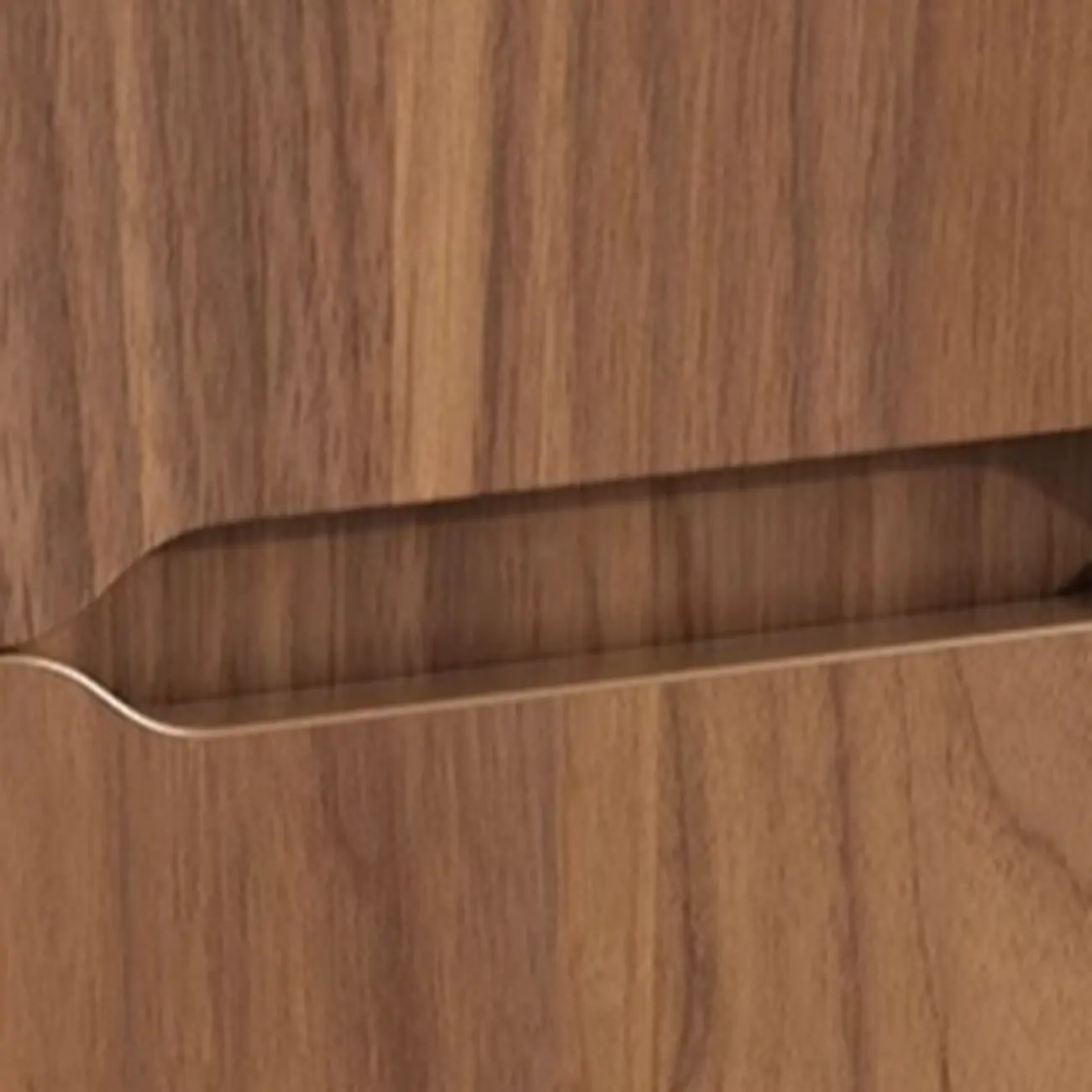 Casual Brown Wood Sideboard with Glass Doors Image - 13 | homeyfad