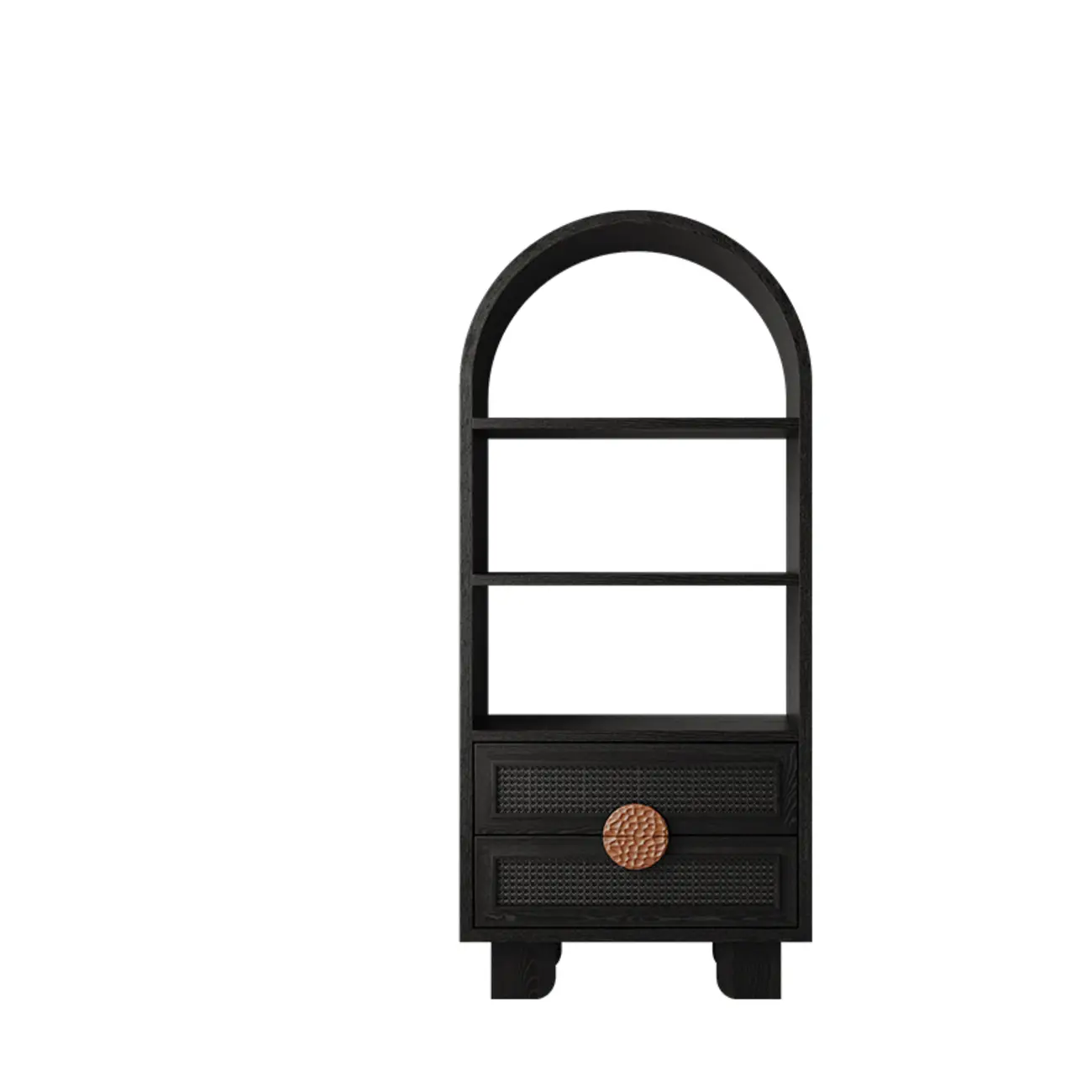 Charcoal Black Casual Storage Sideboard with Drawers Image - 6 | homeyfad