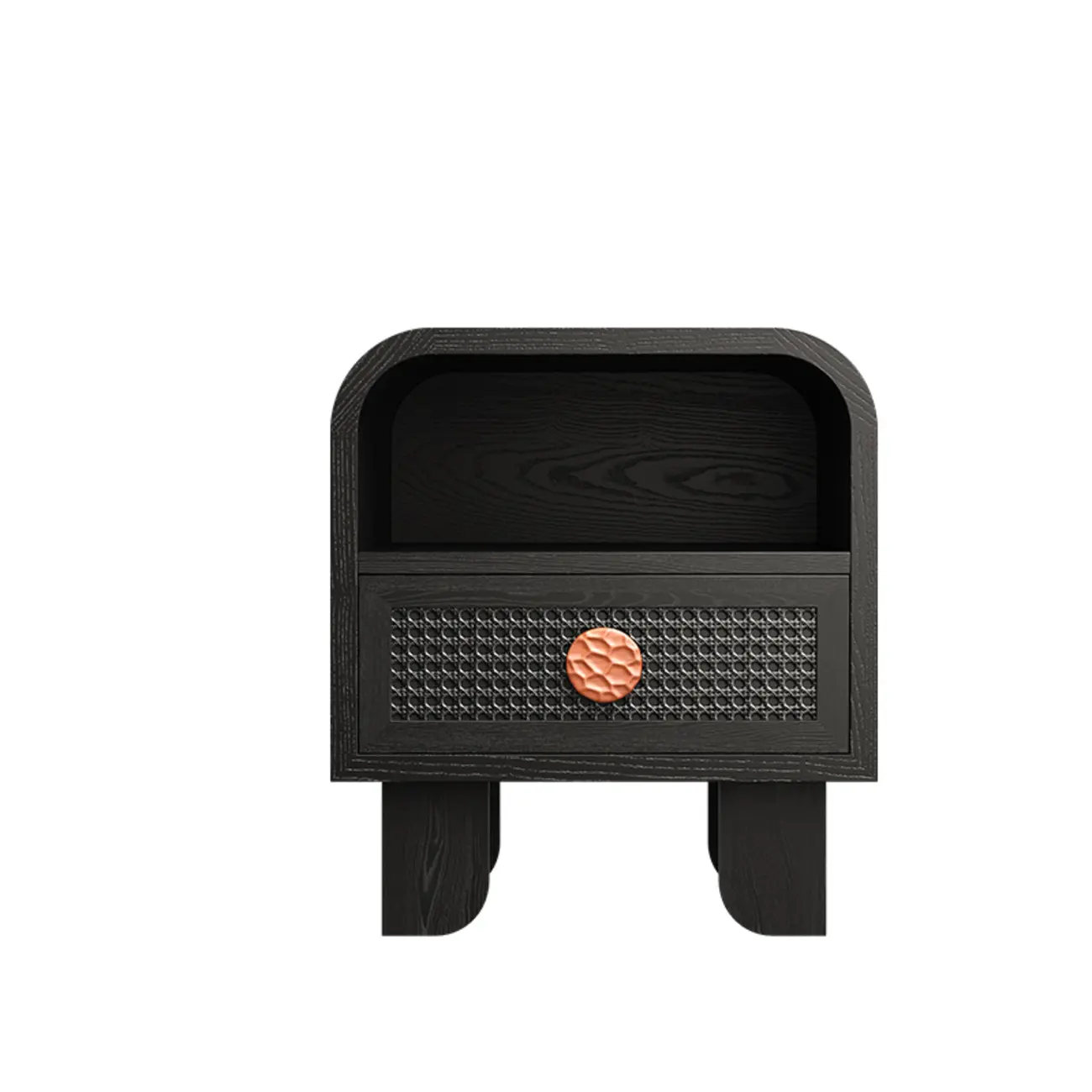 Charcoal Black Casual Storage Sideboard with Drawers Image - 8 | homeyfad