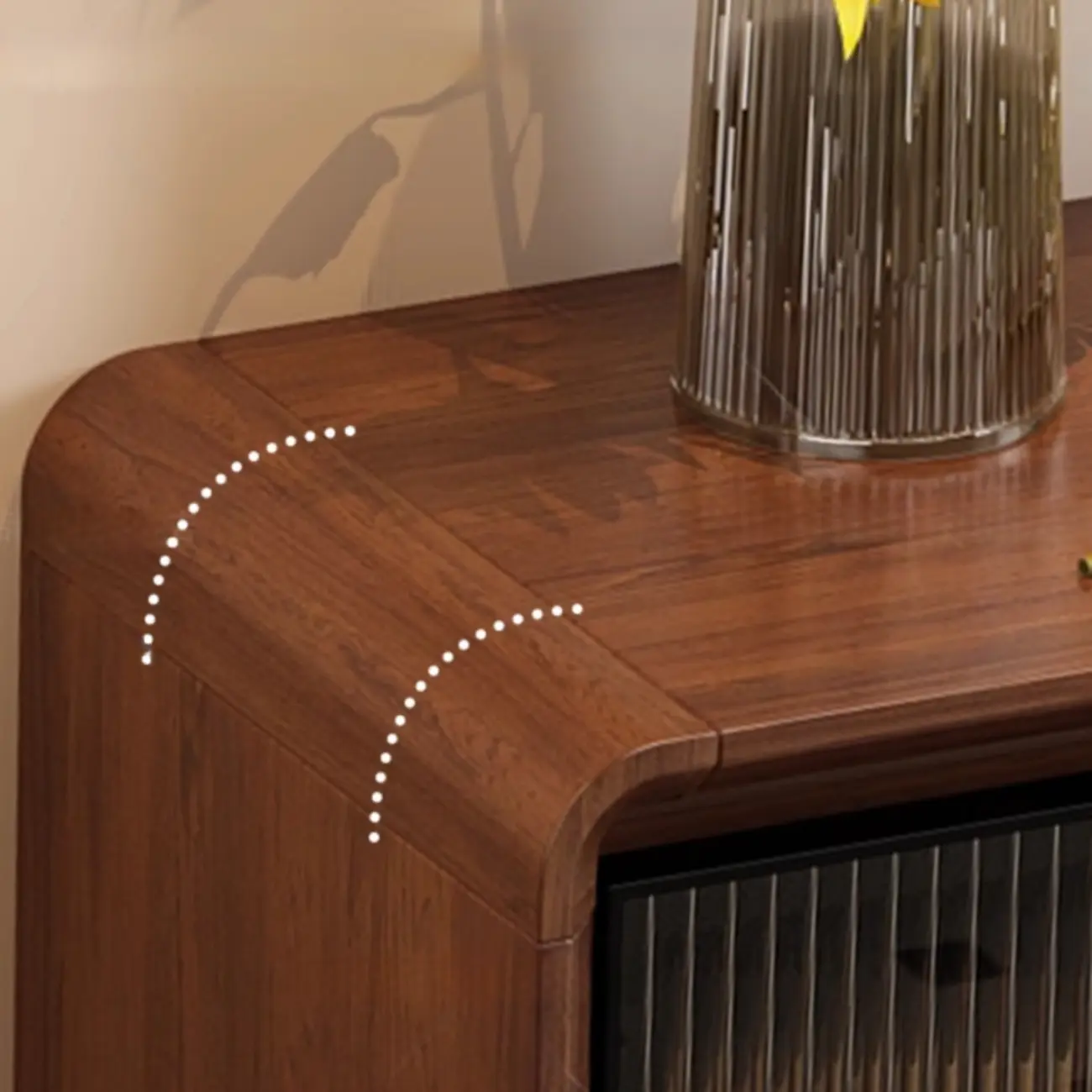 Casual Espresso Wood Sideboard with Drawers Image - 7 | homeyfad