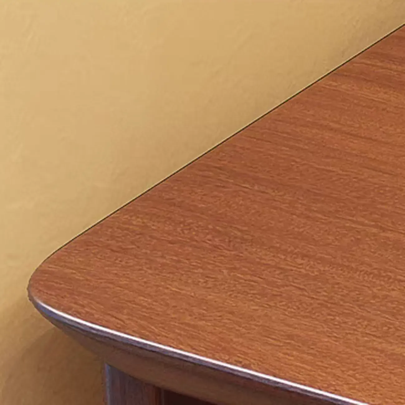 Classic Wooden Nut-Brown Nightstand with Drawer & Shelf Image - 6