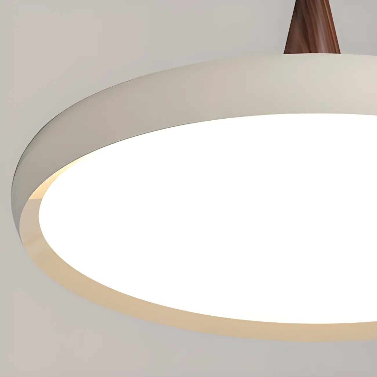 Modern Geometric Cream Acrylic Pendant Light with Multi Dimming  Image - 6 | homeyfad