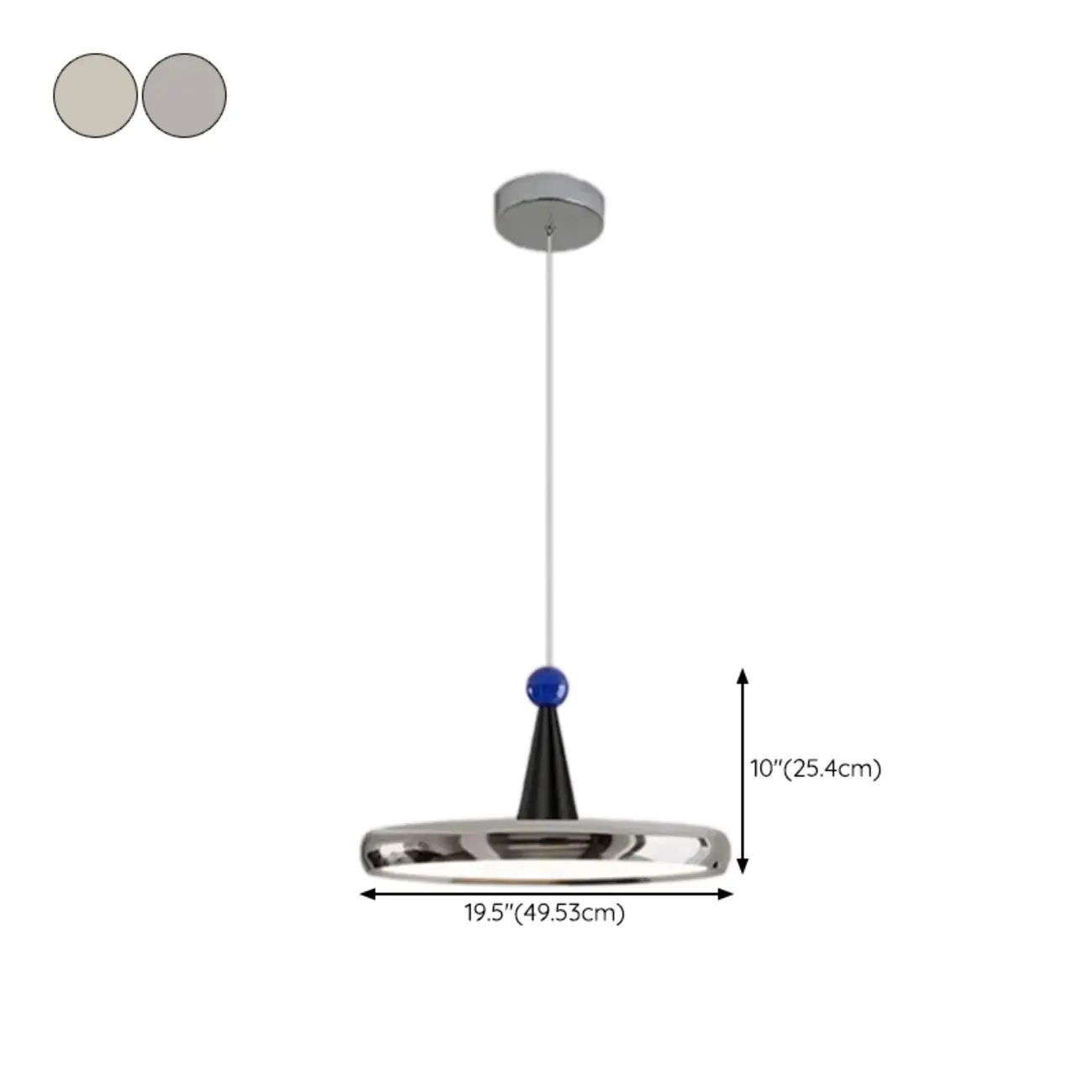 Modern Geometric Cream Acrylic Pendant Light with Multi Dimming  Image - 11 | homeyfad