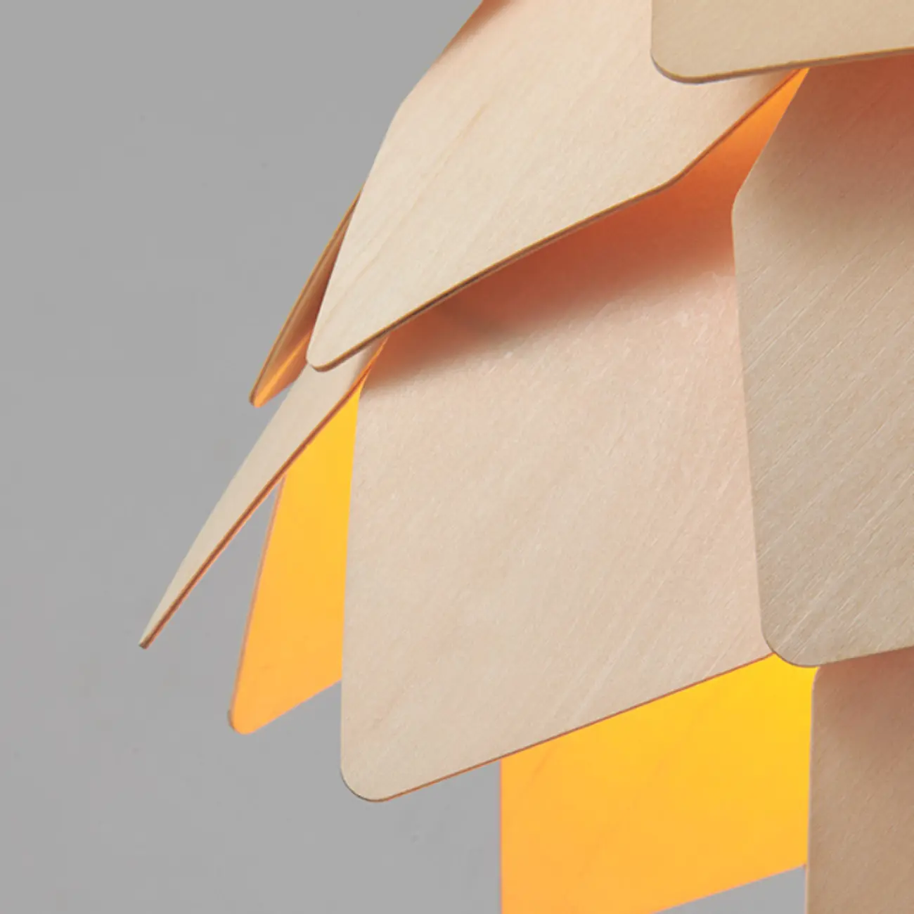 Exquisite Solid Wood Pine Cone Pendant Light Hanging Lamp Image - 7 | homeyfad