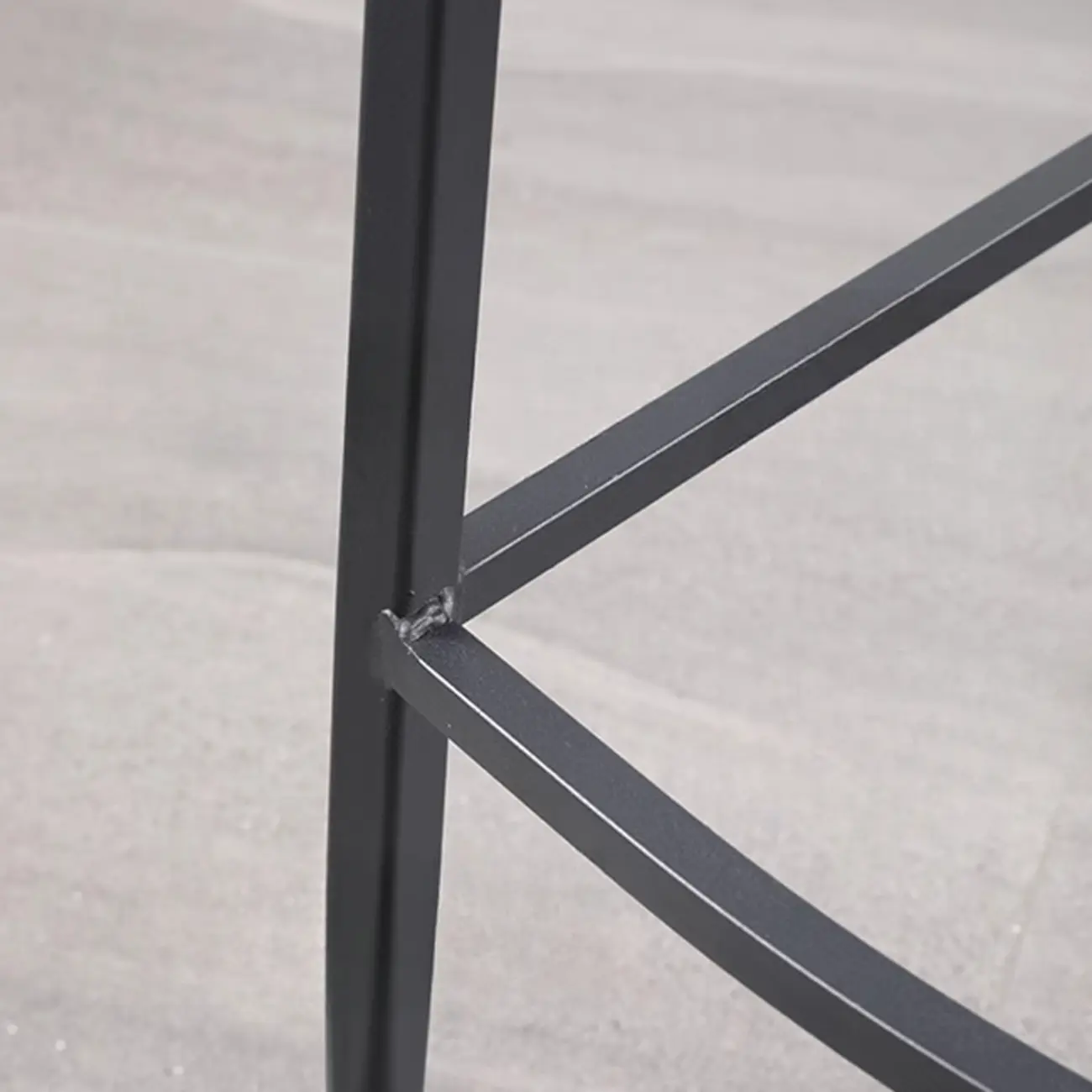 Modern Leather Seat Woven Textured Bar Stools with Back Image - 7 | homeyfad