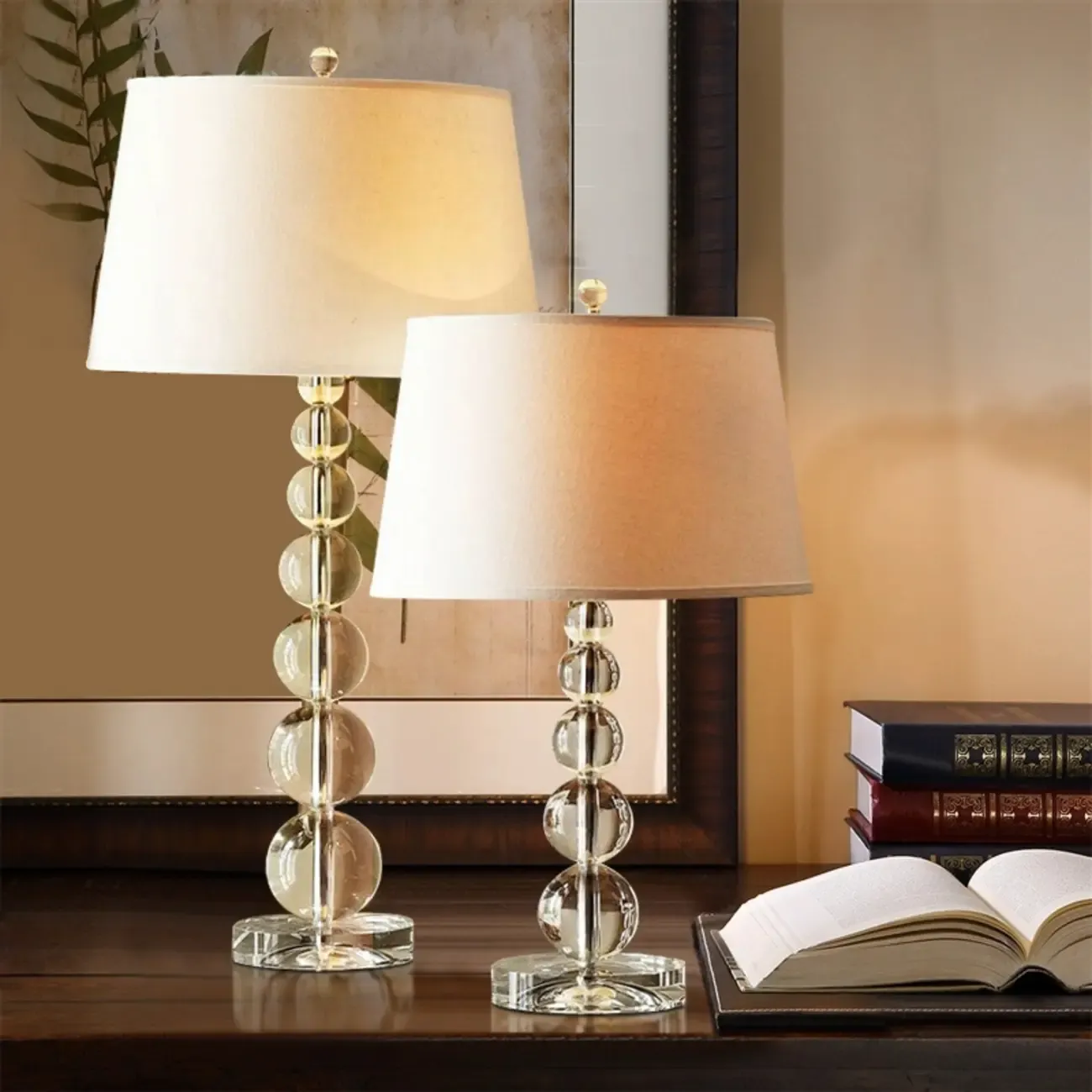 Crystal Table Kids Lamp LED for Bedroom Image - 1