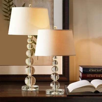 Crystal Table Kids Lamp LED for Bedroom Image - 1