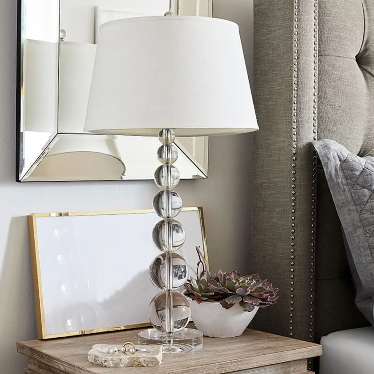 Crystal Table Kids Lamp LED for Bedroom Image - 4 | homeyfad