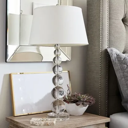 Crystal Table Kids Lamp LED for Bedroom Image - 4