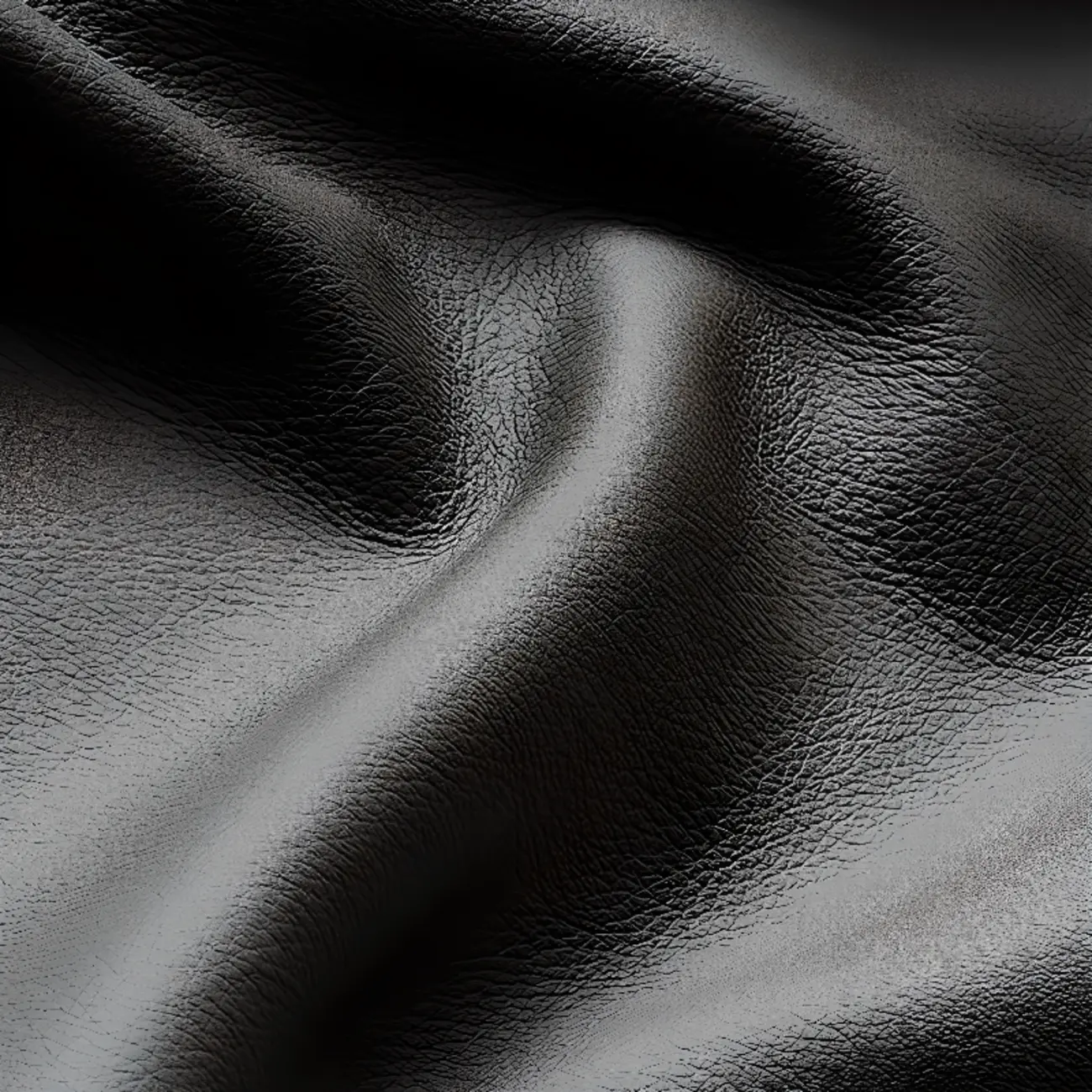 Solid Wood Leather-Top Black 2 Tiers Drawer Nightstand Image - 8 | homeyfad